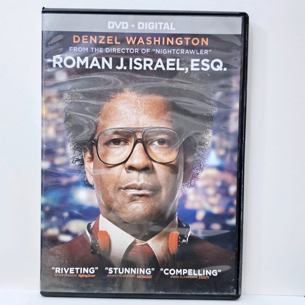 Sony Roman J. Israel Esq DVD‎ Digital Denzel Washington Colin Farrell 2017 New